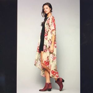 Band of Gypsies sheer Angel Kimono Duster